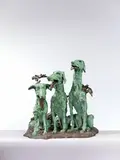 Zhou Chunya, Brotherhood, 2006, Bronze, edition no. 7/8