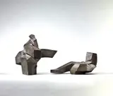 Ju Ming, Taichi Series - Shadow Boxing, 1991, Bronze