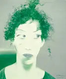 Mao Tongqiang, Wig No. 44, 2005, Oil on canvas