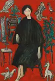 Yu Peng, Actress, 1994, Oil on paper