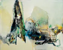 Forever by Chuang Che, 1994, Acrylic on canvas, sold Dec 2005