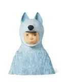 Satoru Koizumi, Wolf, 2017, Woodcarving, polychrome, resin