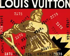 Louis Vuitton by Wang Guangyi, 2003, Oil on canvas, sold Jun 2009