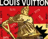 Wang Guangyi, Louis Vuitton, 2003, Oil on canvas