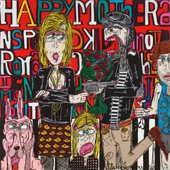 Nolwenn Samson, On se parle?, 2018, Mixed media on canvas