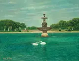 Lien Chien-hsing, The Fountain of Fontainebleau, 2002, Oil on canvas