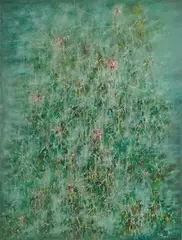 Lv Shun, Floating Flowers, 2008, Oil on canvas
