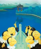 Li Jisen, Assault on a Temple, 2007, Oil on canvas