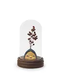 Moe Nakamura, Dome-Together With Nandina, 2017, Wood, oil paint, glass