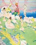 Naomi Okubo, Nice to meet you, 2010, Oil, acrylic on cotton,
cloth mounted onto panel