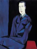 Gentleman by Chiu Ya-tsai, Oil on canvas, sold Jun 2008