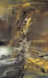 19.7.63 by Zao Wou-ki, 1963, Oil on canvas, sold Jun 2010