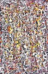 Abstract Variations by George Chann, 1960s, Oil on canvas, collage, sold Dec 2005