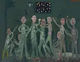 Ouyang Chun, Dark Prison, 2009, Oil on canvas