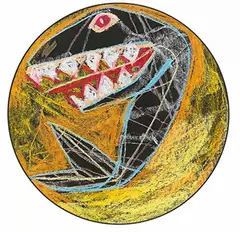 Junming Hou, Mandala Series: Shark; Dildo, 2015, on paper