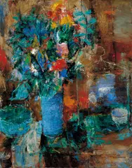 Wang Shou-ying, Still Life, 1982, Oil on canvas
