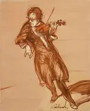 Claude Weisbuch, Soliste, 2002, Oil on canvas