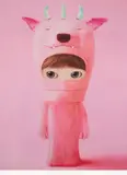 Mayuka Yamamoto, Pink Monster, 2021, Lithograph, edition no. 21/80