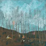 Marion Alexandre, Le cirque du grand Pan, 2016, Acrylic on canvas