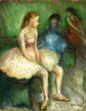 George Chann, Ballet Dancers, Oil on canvas