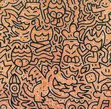 Fire by Sam Cox, 2019, Acrylic on canvas, sold Dec 2021