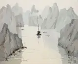 Pang Jiun, Guilin Landscape, 2009, Oil on canvas