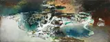 Chuang Che, Green River  (diptych)