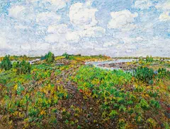 Sun Yuntai, Landscape, 1995, Oil on canvas