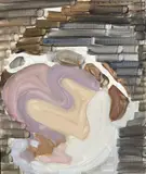 Etsu Egami, Confusion by Brushing Past - 2019-113, 2019, Oil on canvas