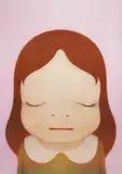 Cosmic Girl Eyes (Open / Close) (a set of 2) by Yoshitomo Nara, 2008, Print, edition of 500, sold Dec 2018