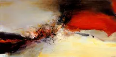 Zao Wou-ki, 4.4.85, 1985, Oil on canvas