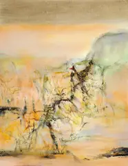 Zao Wou-ki, 12. 12. 2000, 2000, Oil on canvas