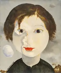 Luo Fahui, Portrait of a Woman, 1998, Oil on canvas