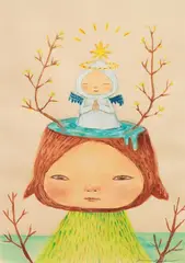 Moe Nakamura, Drawing 19-09, 2019, Mixed media on paper