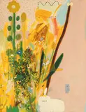 Tomoko Nagai, Orange Light, 2020, Oil on canvas