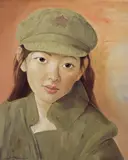 Qi Zhilong, Woman Soldier, 2006, Oil on canvas
