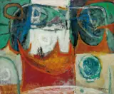 Chen Yin-Hui, A Historic Spot, 1969, Oil on canvas