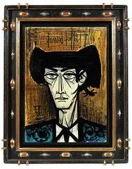 Bernard Buffet, La Corrida - Tête de Toréro, 1966, Oil on canvas