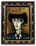 Bernard Buffet, La Corrida - Tête de Toréro, 1966, Oil on canvas