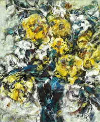 Lei Shuang, Flourishing Love, 1995, Oil on canvas