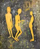 Yu Peng, Correspondence, 2010, Oil on canvas