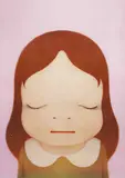 Cosmic Girl Eyes (Open / Close) (a set of 2) by Yoshitomo Nara, 2008, Print, edition of 500, sold Jun 2018