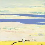 Yang Din, Sérénité, 2009, Mixed media on canvas