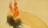 Ikumi Nakada, Not Angry, 2015, Oil and pencil on paper