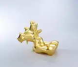 Poren Huang, Everyday is a New Start, 2007, Bronze, gold foil, edition no. 9/30