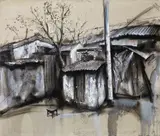 Lu Hao, Home in Memory No. 9, 2006, Oil on canvas