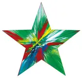 Spin Painting - Star by Damien Hirst, 2009, Acrylic, metallic paint on paper, offered Dec 2024