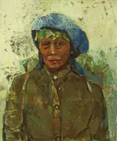 Yoshio Chang, Aboriginal Woman, 1979, Oil on canvas