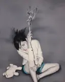 He Sen, Toy on the Floor, 2007, Oil on canvas