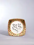 Future by Yayoi Kusama, 2013, Porcelain plate, sold Dec 2015
